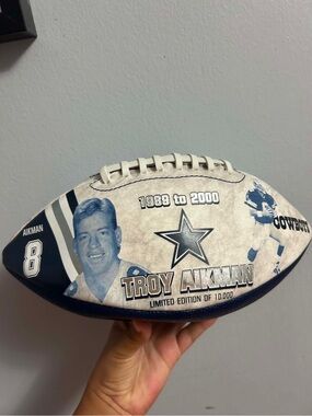 Limited Edition White & Navy Commemorative Football
